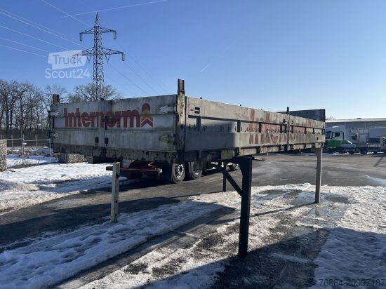 Wissellaadbak-oplegger  PLATEAU-WECHSELPRITSCHE, 7,45M BORDWAND