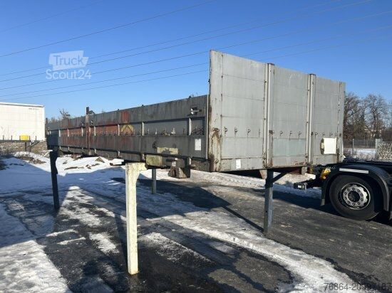 Wissellaadbak-oplegger  PLATEAU-WECHSELPRITSCHE, 7,45M BORDWAND