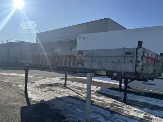 Wissellaadbak-oplegger  PLATEAU-WECHSELPRITSCHE, 7,45M BORDWAND