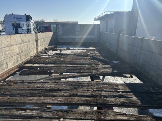 Wissellaadbak-oplegger  PLATEAU-WECHSELPRITSCHE, 7,45M BORDWAND