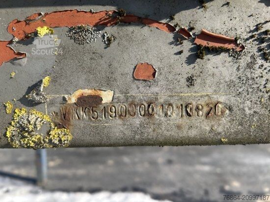 Wissellaadbak-oplegger  PLATEAU-WECHSELPRITSCHE, 7,45M BORDWAND