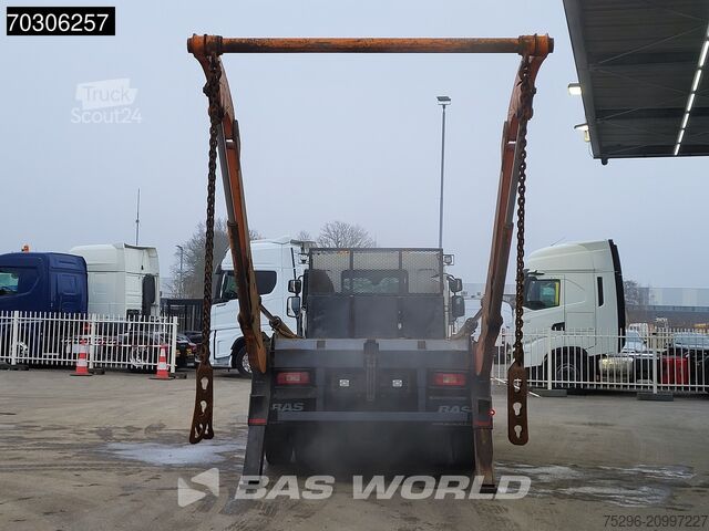 Containertransport (portaalarmsysteem) Renault D-WIDE 380 4X2 JOAB VL 14U Skiploader Air suspe...