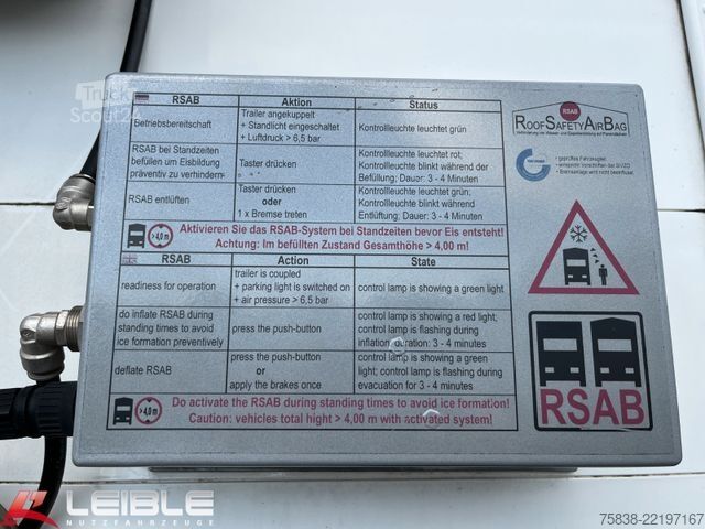Semi-remorque bâchée SCHMITZ CARGOBULL SCS 24XLight*RSAB*Zertifikat Code XL*Getränke*