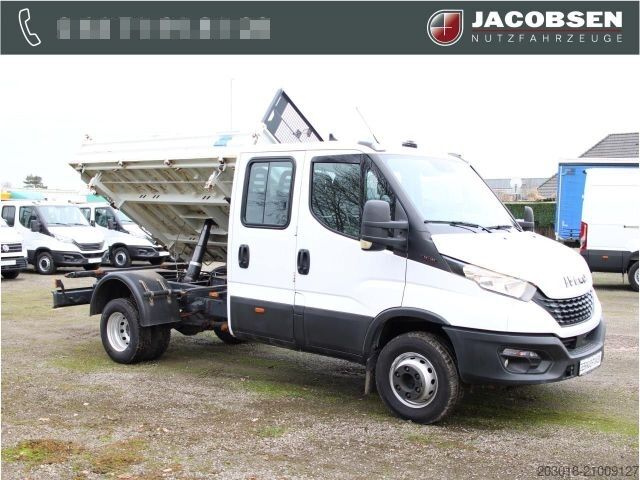 Benne tri-benne IVECO Daily 70C18 DoKa / 3. S-Kipper / 2x AHK / Klima