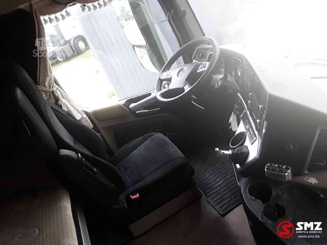Transporte de contenedores Mercedes Actros 1851 motor KO broken casse
