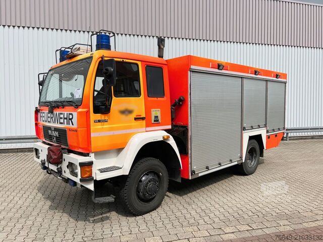 Camion de pompiers MAN 14.224 4x4 BB 14.224 4x4 BB Rüstwagen RW2, Seilwinde