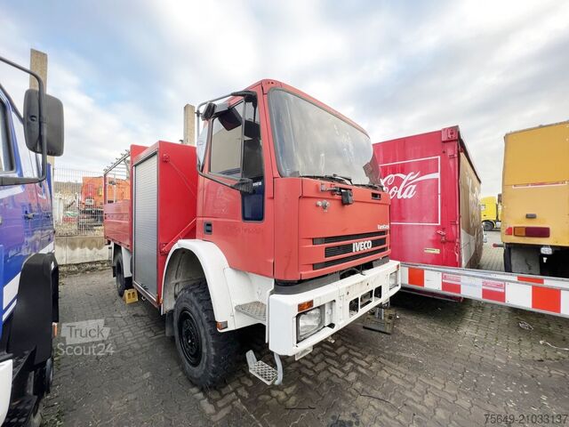 Camion de pompiers Iveco-Magirus FF 95E18W 4x4, BRANDSCHADEN! FF 95E18W 4x4, SW2000, BRANDSCHADEN!