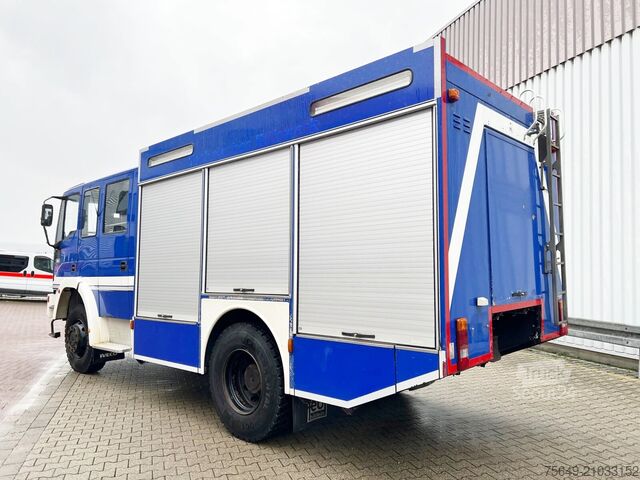 LKW mit Pritsche (offen) Iveco-Magirus FF 135 E 24 W 4x4 FF 135 E 24 W 4x4 Doka, Gerätewagen