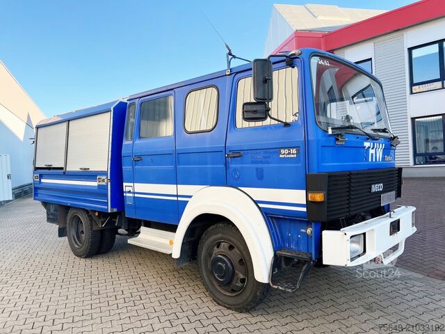 Valník Iveco-Magirus 90-16 AW 4x4 Doka 90-16 AW 4x4 Doka, Mannschaftswagen