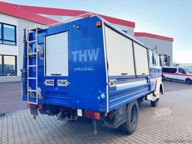 Бортовой грузовик Iveco-Magirus 90-16 AW 4x4 Doka 90-16 AW 4x4 Doka, Mannschaftswagen