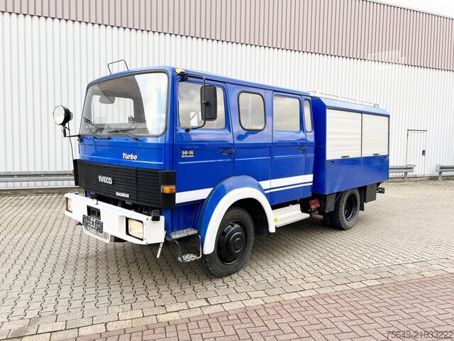 Бортовой грузовик Iveco-Magirus 90-16 AW 4x4 Doka 90-16 AW 4x4 Doka, Mannschaftswagen