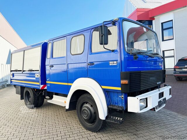 Valník Iveco-Magirus 90-16 AW 4x4 Doka 90-16 AW 4x4 Doka, Mannschaftswagen
