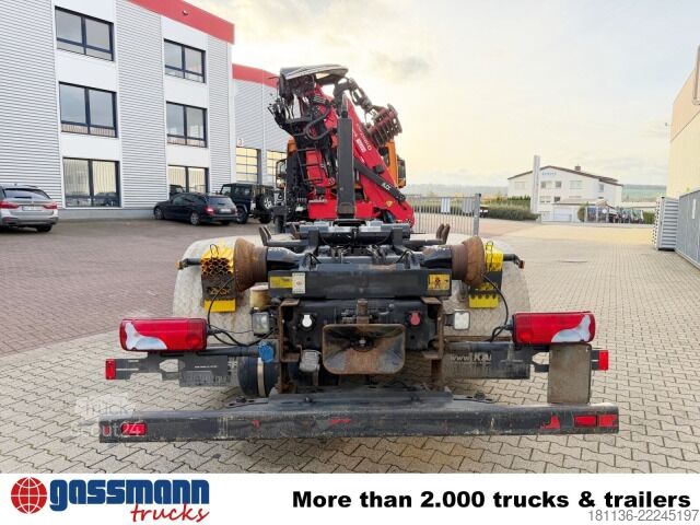 Abrollkipper MAN TGS 26.400 6x2-4 BL, Kran, Motorabtrieb,