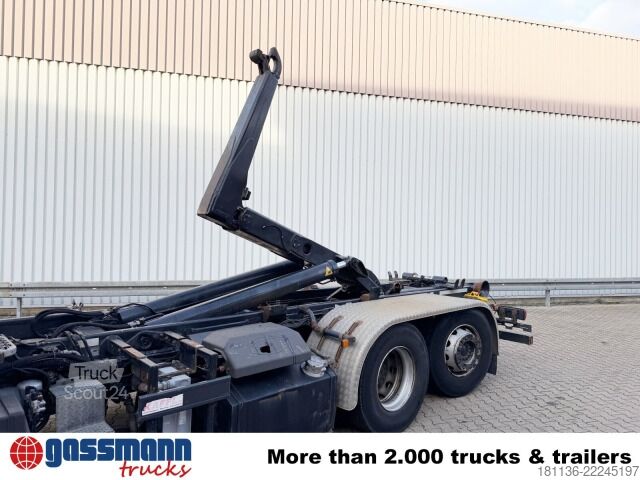Abrollkipper MAN TGS 26.400 6x2-4 BL, Kran, Motorabtrieb,