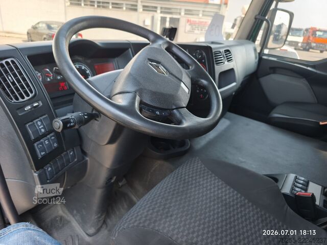 Autocarro con pianale e telone RENAULT 18.280 D WIDE