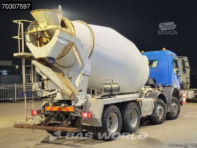 Mixer Mercedes Arocs 3240 8X4 Stetter 9m3 Mixer Full Steel Euro 6