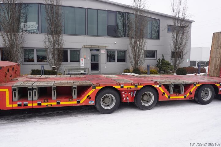 Ciągnik & naczepa niskopodwoziowa MAN TGX 33.580 6×4 tractor unit + trailer