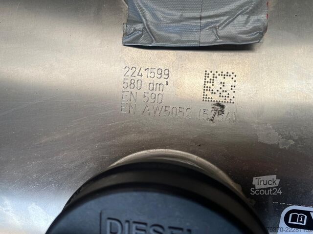 Serbatoio del carburante DAF Brandstoftank Diesel 580L 2241599 eerste montag...