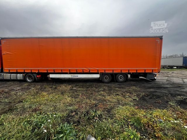 Open semitrailer with tarp KRONE SD