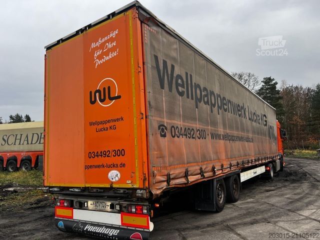 Open semitrailer with tarp KRONE SD