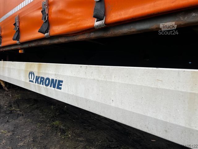 Open semitrailer with tarp KRONE SD