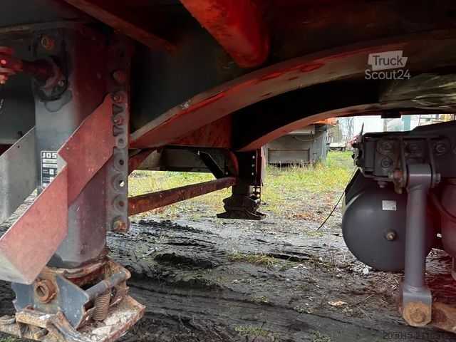 Open semitrailer with tarp KRONE SD