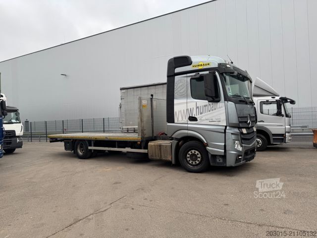 Biltransport lastbil MERCEDES-BENZ ACTROS  1842 L   Maschinen