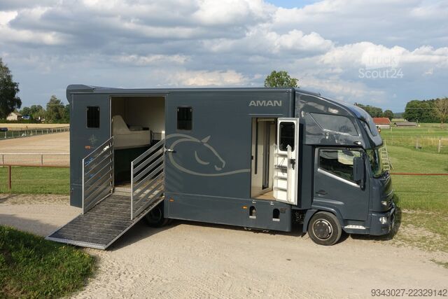 Φορτηγό μεταφοράς αλόγων Dickenherr για 4 άλογα Renault D2.1 Pferdetransporter / bis zu 4 Pferde