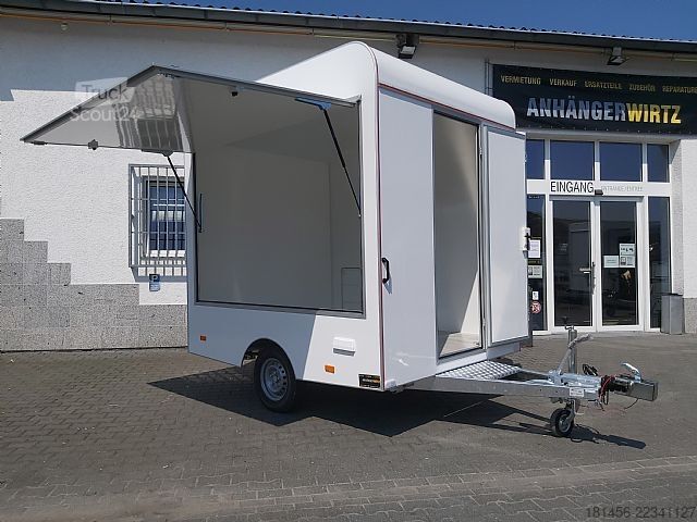Verkaufsanhänger trailershop Retro Compact Verkauf 250cm verfügbar