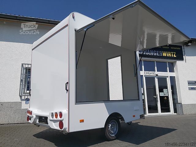 Verkaufsanhänger trailershop Retro Compact Verkauf 250cm verfügbar