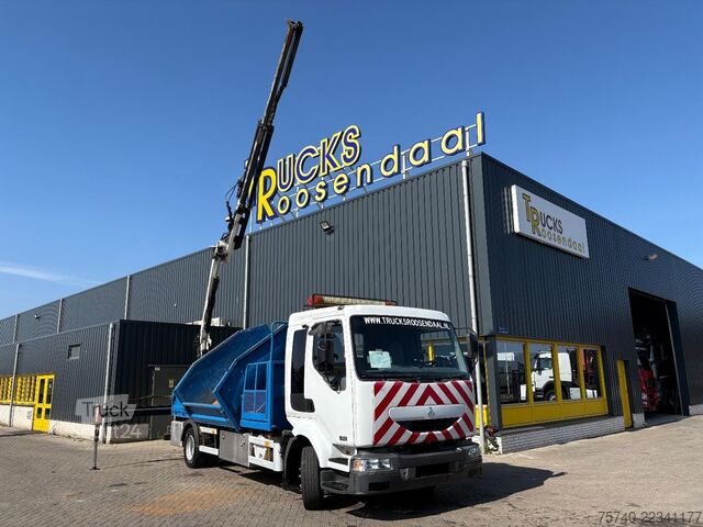 Vinçli damper Renault Midlum 220 + PALFINGER PK 6001 + tipper + remot...
