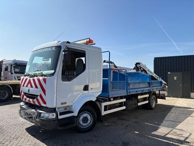 Sklápěč s jeřábem Renault Midlum 220 + PALFINGER PK 6001 + tipper + remot...