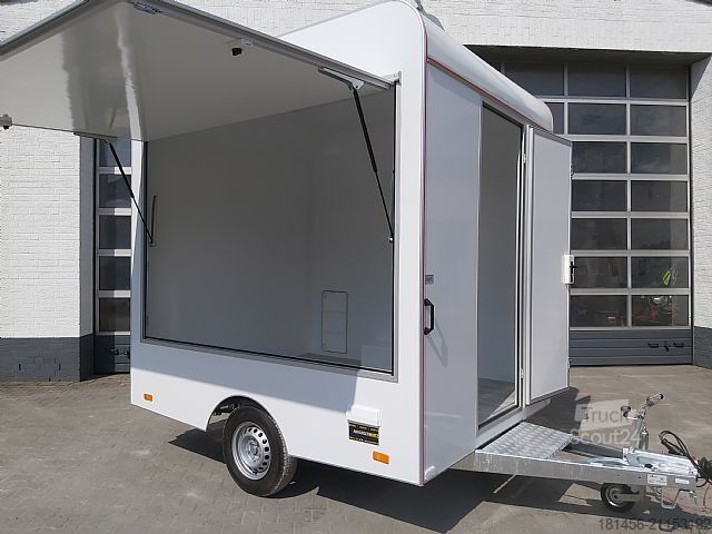 Säljtrailer trailershop Retro Compact 250cm innen Licht 230 V 1 Klappe Neu verfügbar