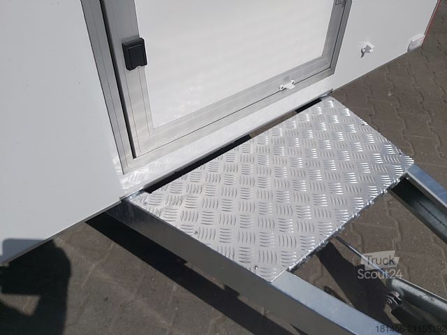 Säljtrailer trailershop Retro Compact 250cm innen Licht 230 V 1 Klappe Neu verfügbar