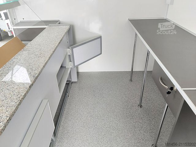 Verkaufsanhänger trailershop Frische Kühltheke Feinkost Gastro Verkaufsmobil