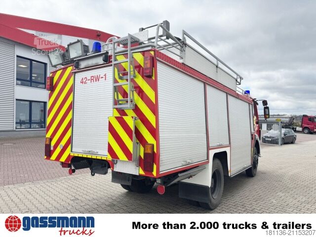 Feuerwehrfahrzeug Mercedes-Benz 1222 AF 4x4, Rüstwagen RW 2, Seilwinde