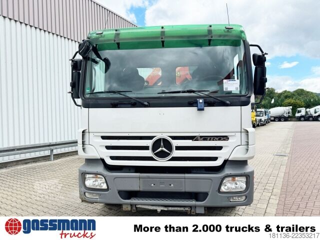Kipper LKW Mercedes-Benz Actros 2644 LK 6x4, Dautel Wechselsystem, Kran