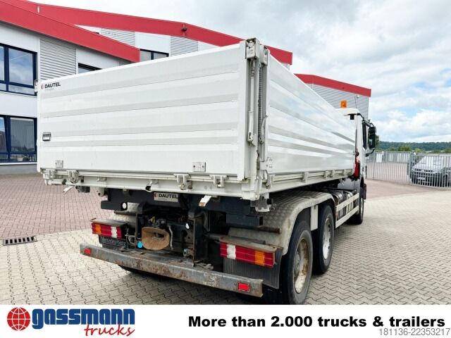 Kipper LKW Mercedes-Benz Actros 2644 LK 6x4, Dautel Wechselsystem, Kran