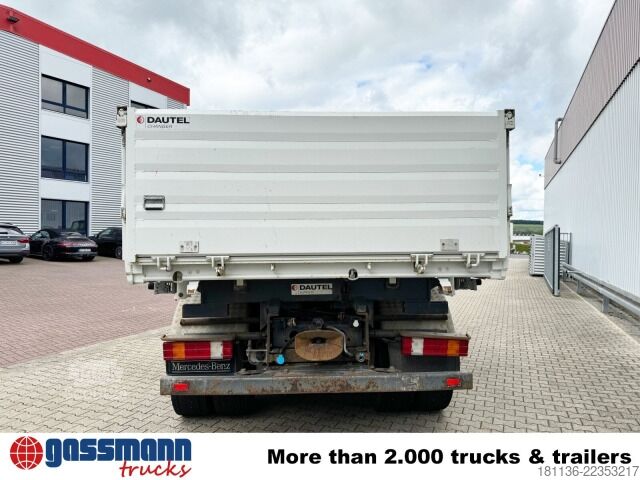Kipper LKW Mercedes-Benz Actros 2644 LK 6x4, Dautel Wechselsystem, Kran