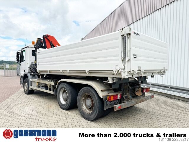 Kipper LKW Mercedes-Benz Actros 2644 LK 6x4, Dautel Wechselsystem, Kran