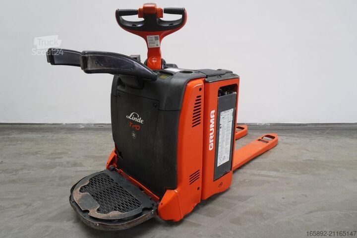 Carretilla elevadora baja con plataforma para el conductor Linde T 20 AP 131