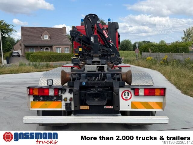 Kampós konténerszállító teherautó Mercedes-Benz Actros 2635 6x4, Kran Hiab XS 122B-3 Duo,