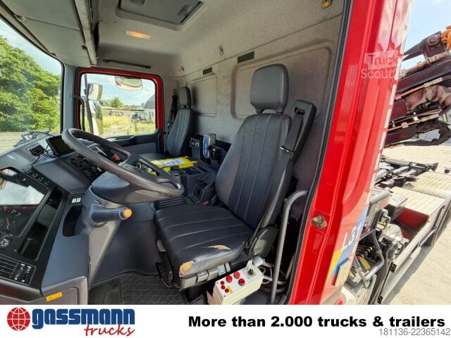 Kampós konténerszállító teherautó Mercedes-Benz Actros 2635 6x4, Kran Hiab XS 122B-3 Duo,
