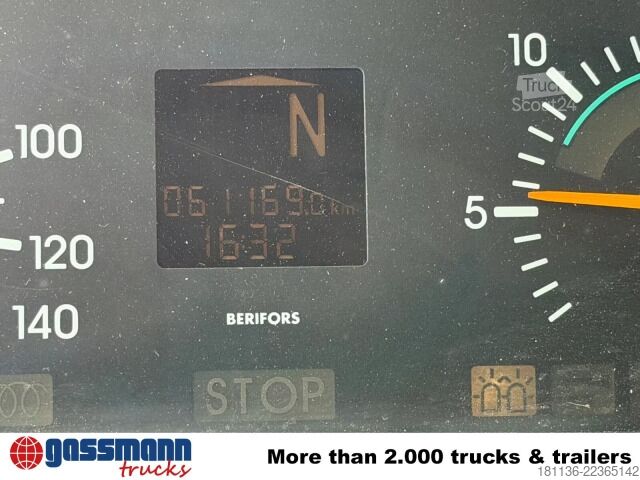 Kampós konténerszállító teherautó Mercedes-Benz Actros 2635 6x4, Kran Hiab XS 122B-3 Duo,