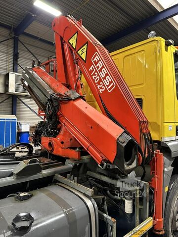  Iveco TRAKKER 350 6x4 HOOKLIFT + CRANE FASSI F120.22 ...