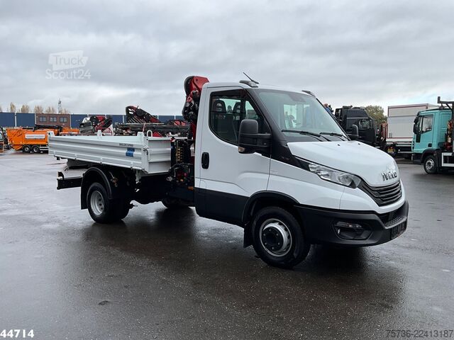 Benne à 3 côtés Iveco Daily 72C18 HMF laadkraan 3,4 Tonmeter laadkraa...