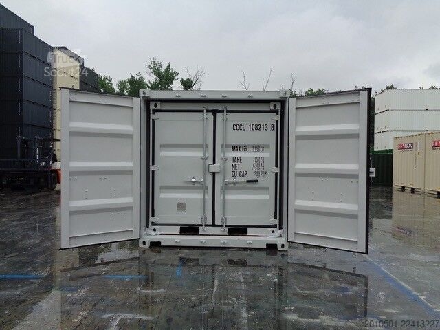 Lodný kontajner 10/ 8/6 Fuß Set Baucontainer / Lichtgrau Minicontainer/Containerset/Self Storage