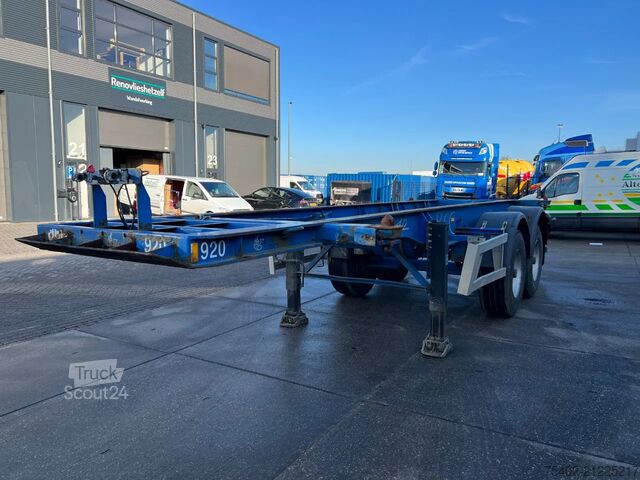 Container transport Schmitz Cargobull SCF 20 FT Chassis / BPW + Drum