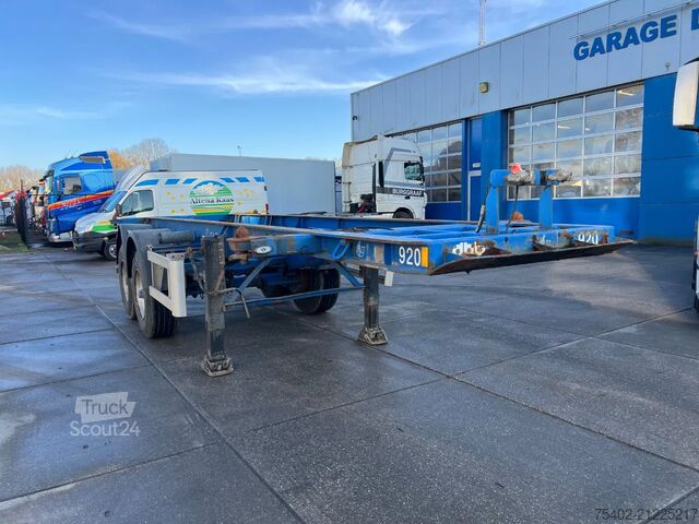 Container transport Schmitz Cargobull SCF 20 FT Chassis / BPW + Drum