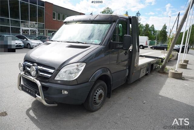 Autotransporter varevogn Mercedes-Benz Sprinter 519 – Car transporter with trailer